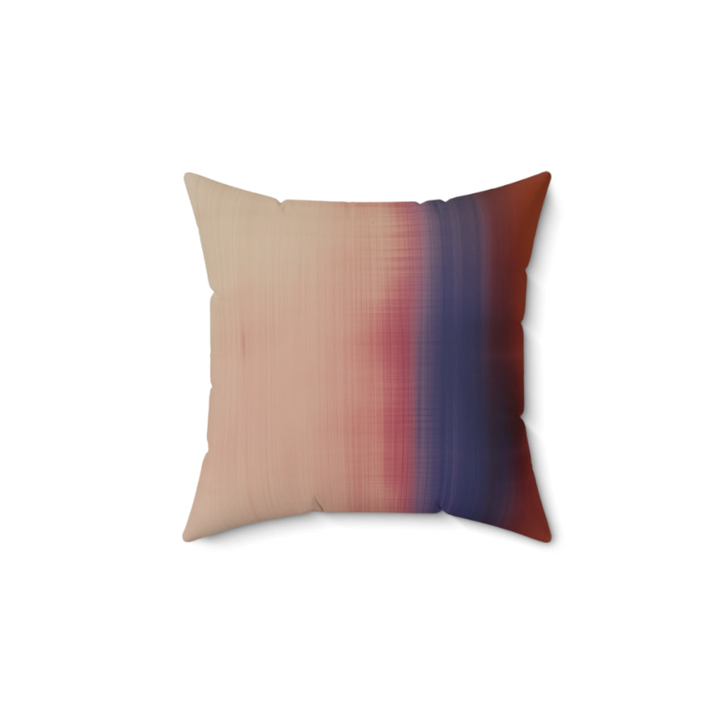Dusk in Jaipur Faux Suede Square Pillow