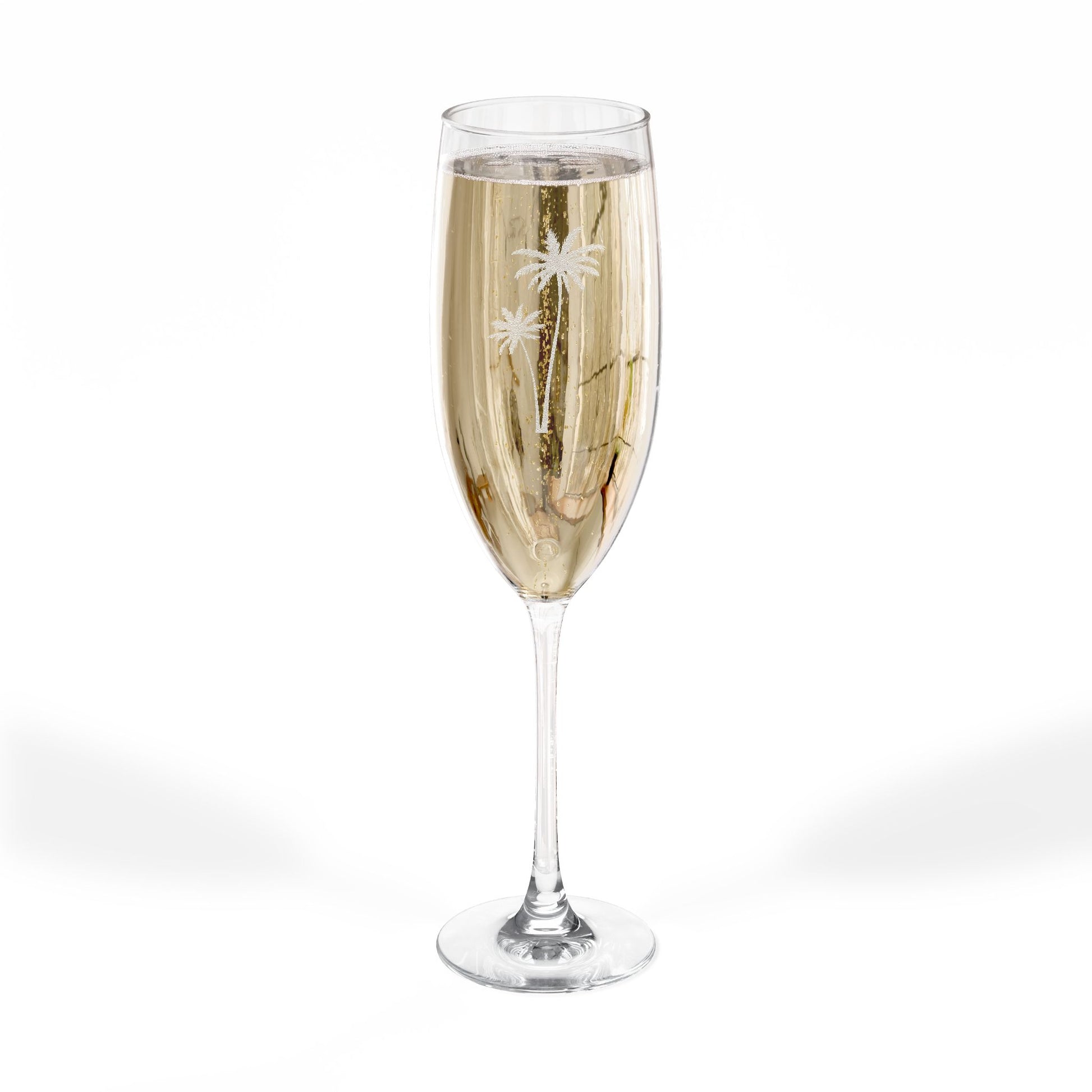 Palm Champagne Glass
