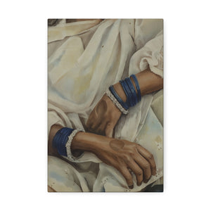 Canvas Print Woman with Bangles