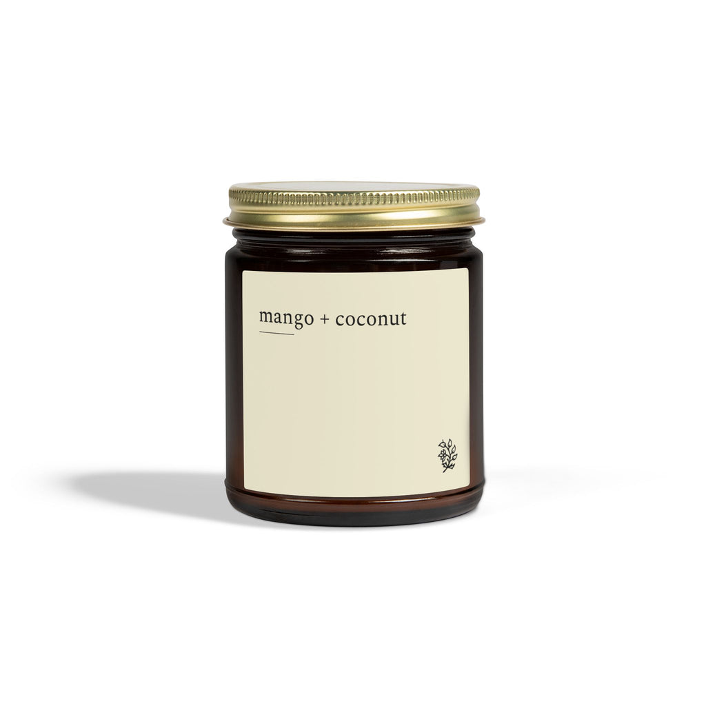 Mango & Coconut Scented Candle (4oz & 9oz)