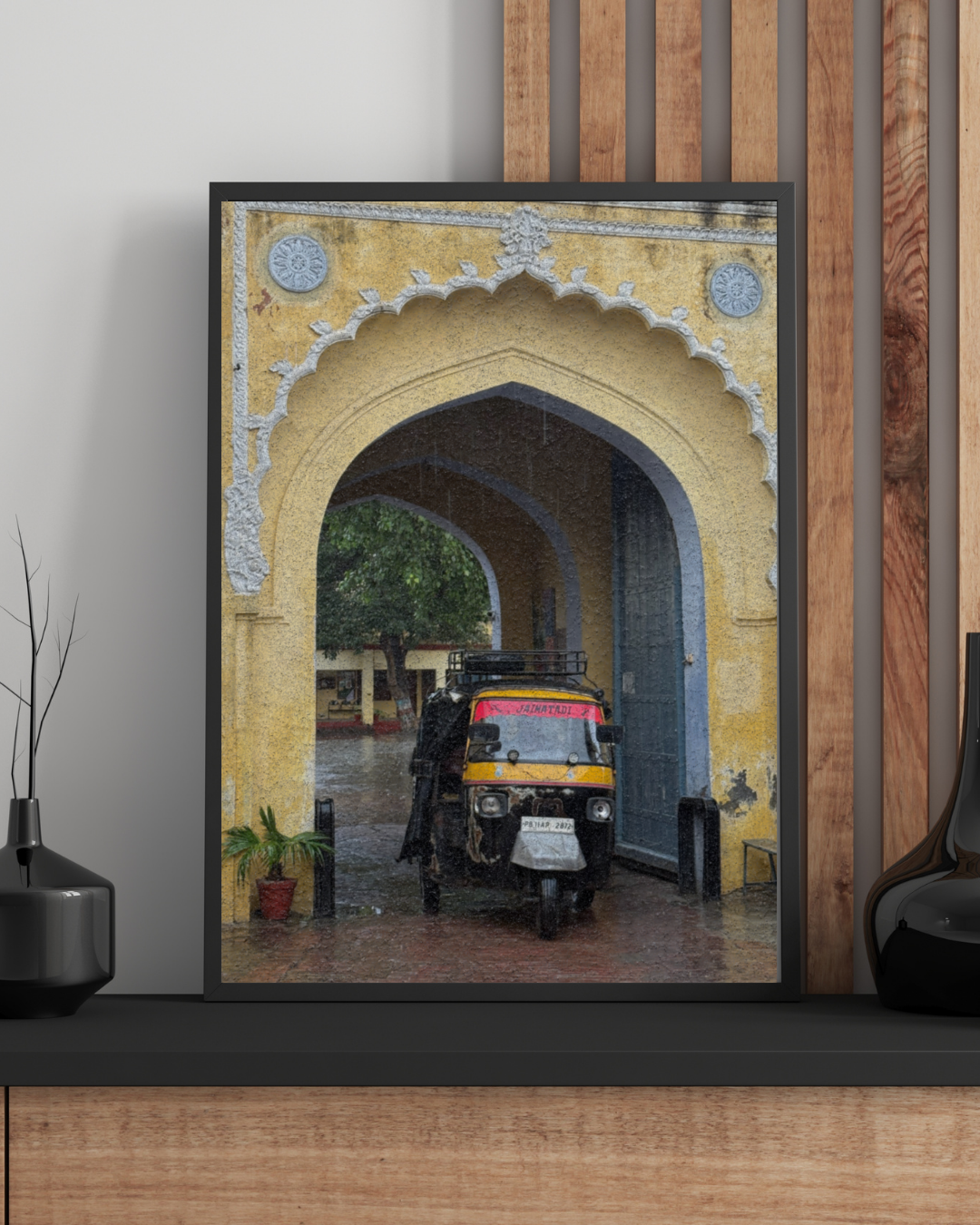 Monsoons in Delhi Poster