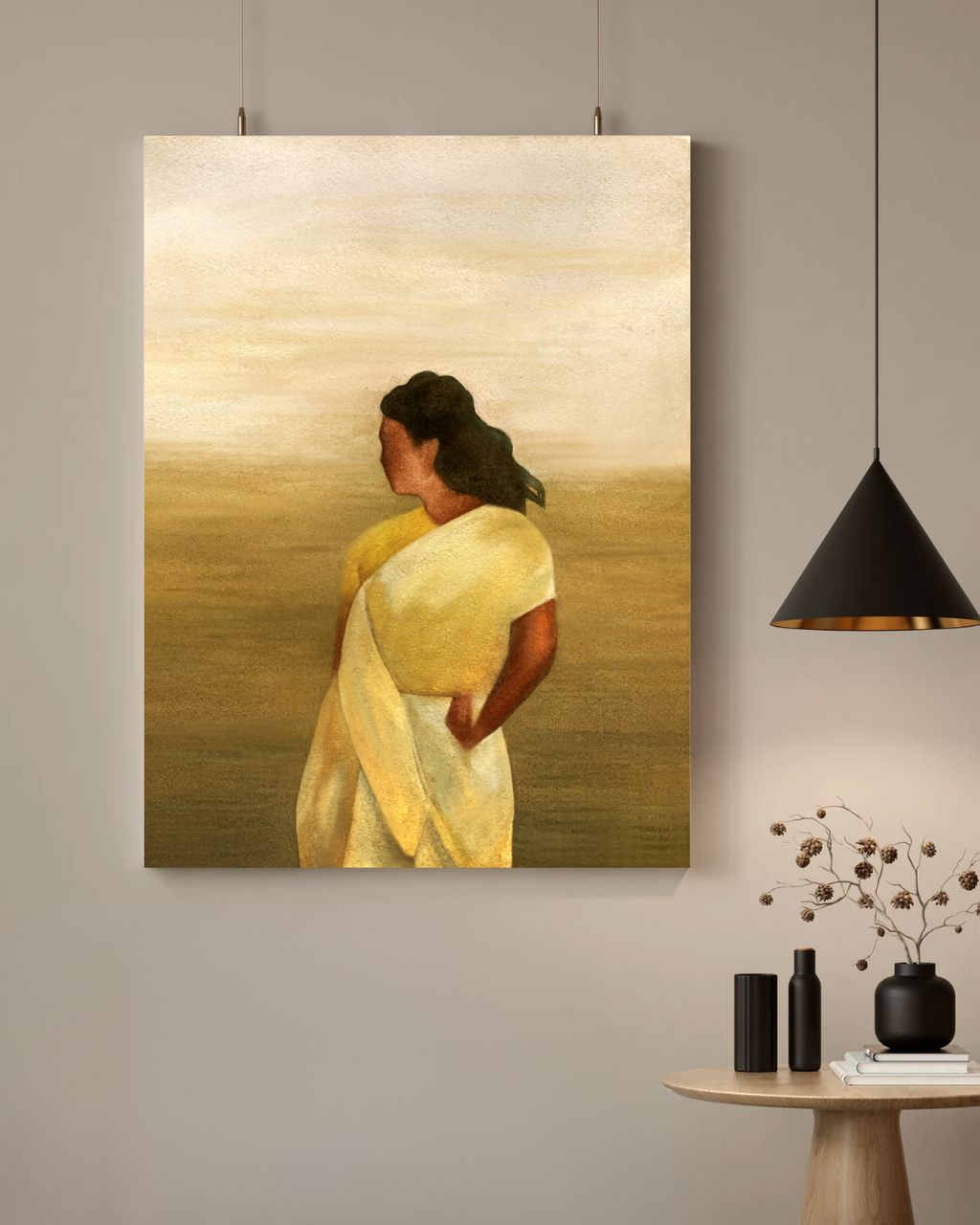 Golden Hour Drape Poster