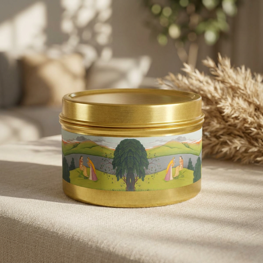 Pahari Tin Candle