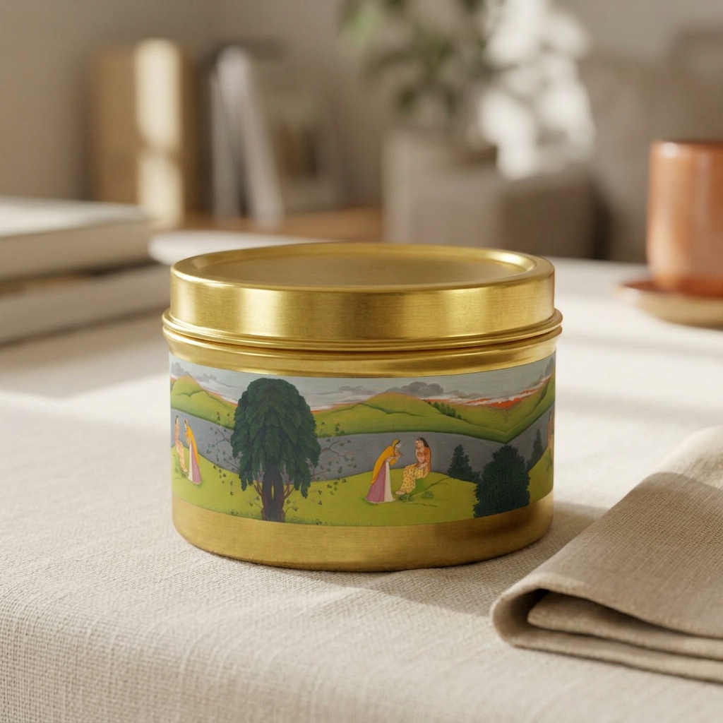 Pahari Tin Candle