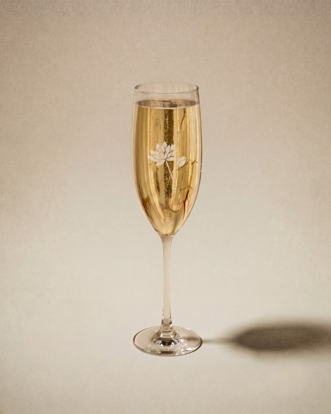 Lotus Champagne Glass