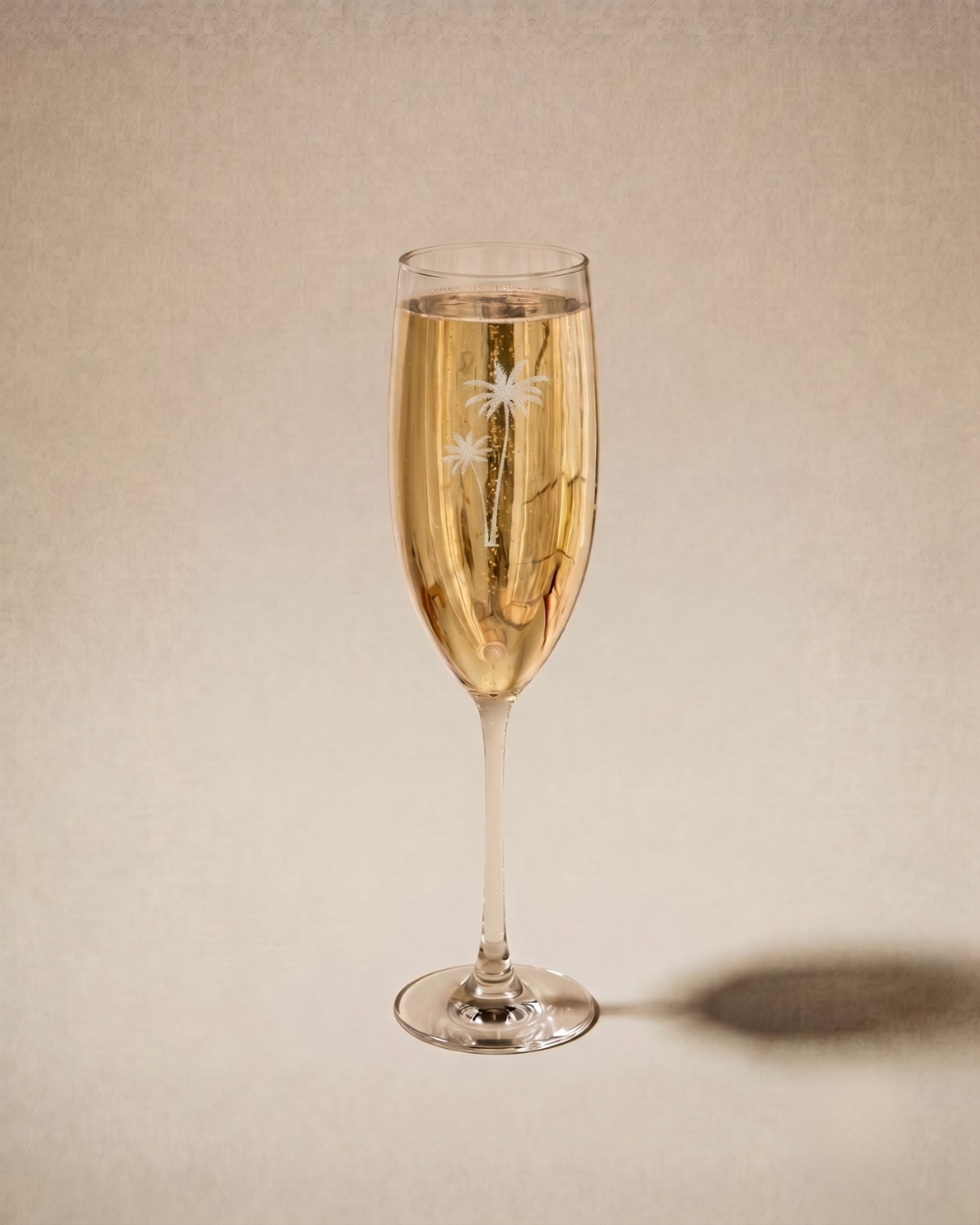 Palm Champagne Glass