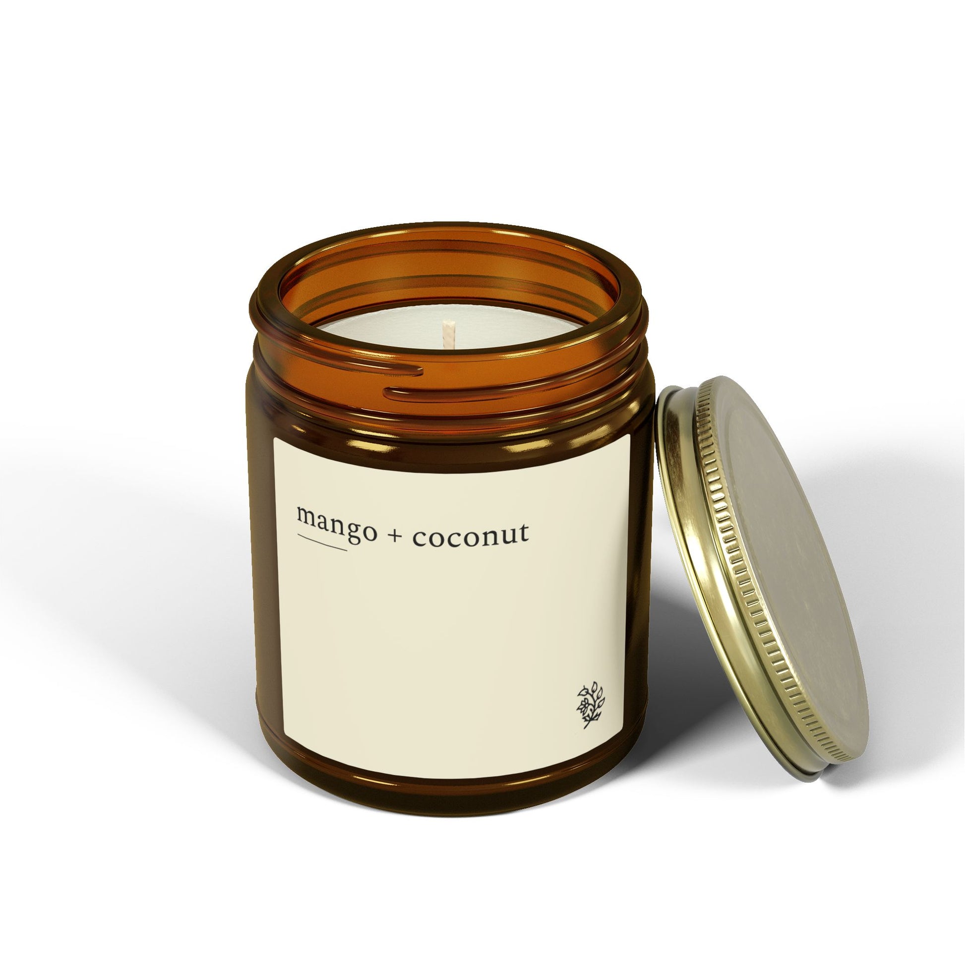 Mango & Coconut Scented Candle (4oz & 9oz)