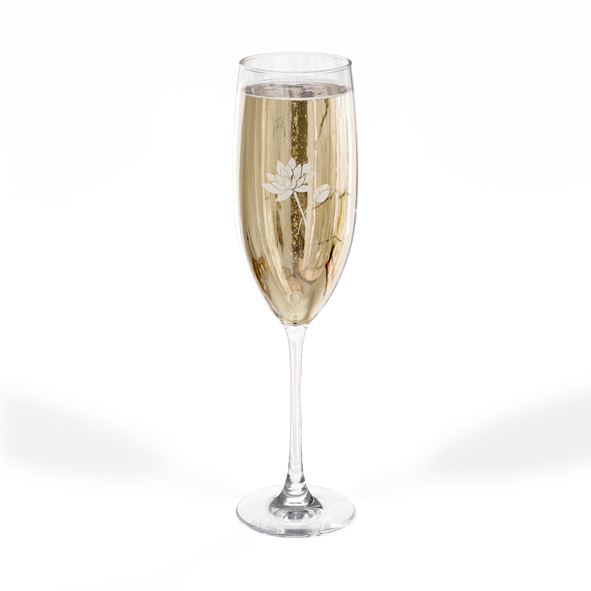 Lotus Champagne Glass