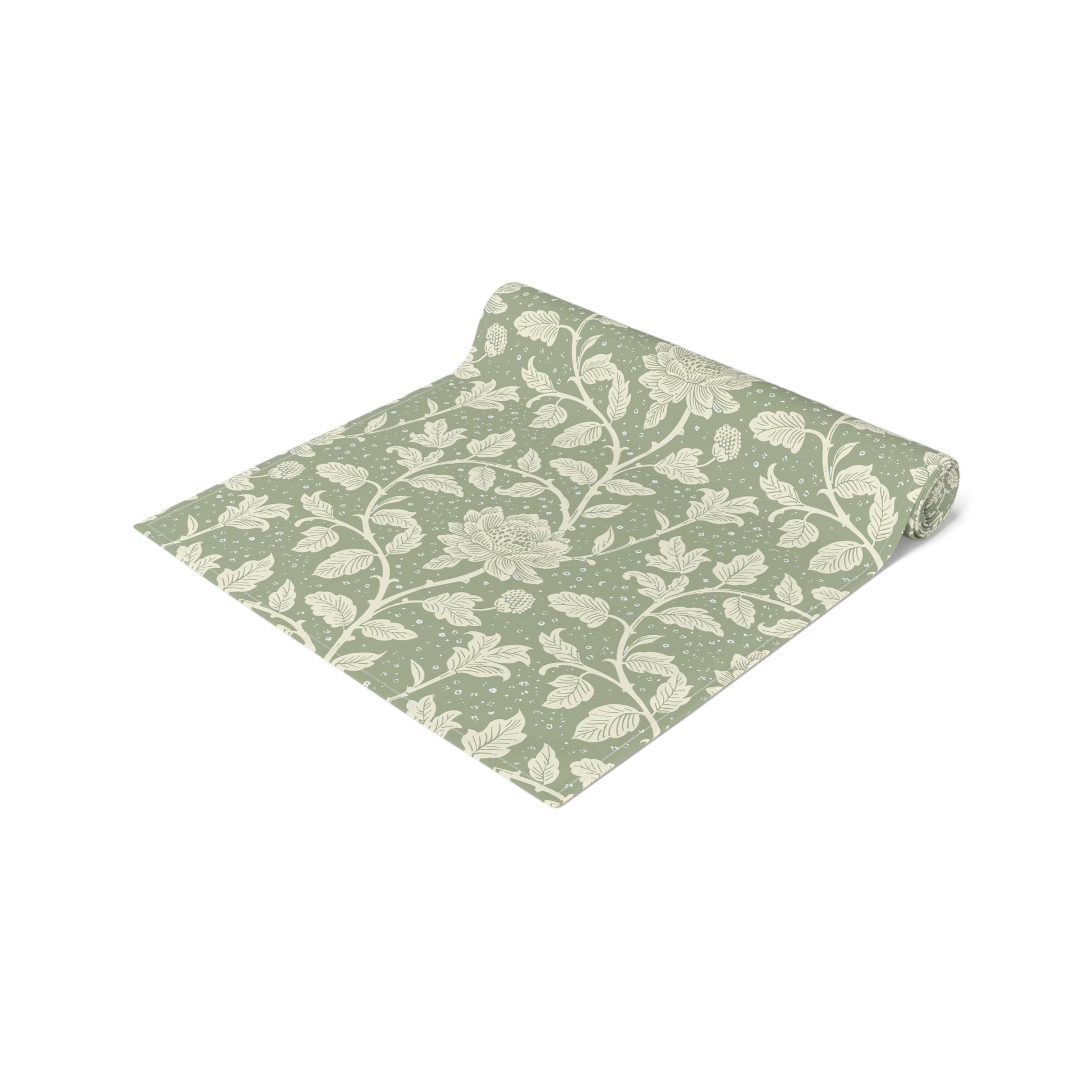 Sage Cotton Table Runner