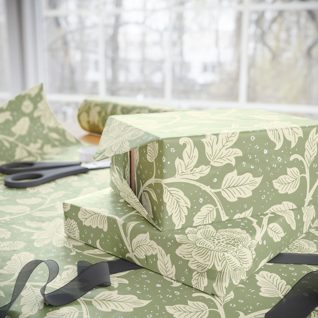 Sage Artisanal Wrapping Paper