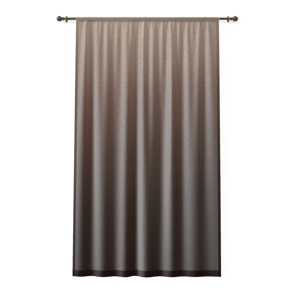 Cocoa Sheer Curtain