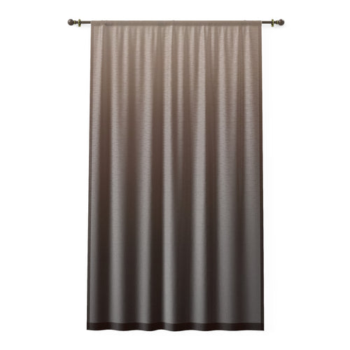 Cocoa Sheer Curtain