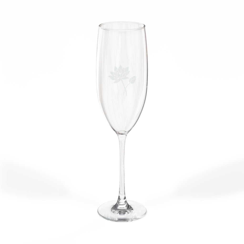 Lotus Champagne Glass