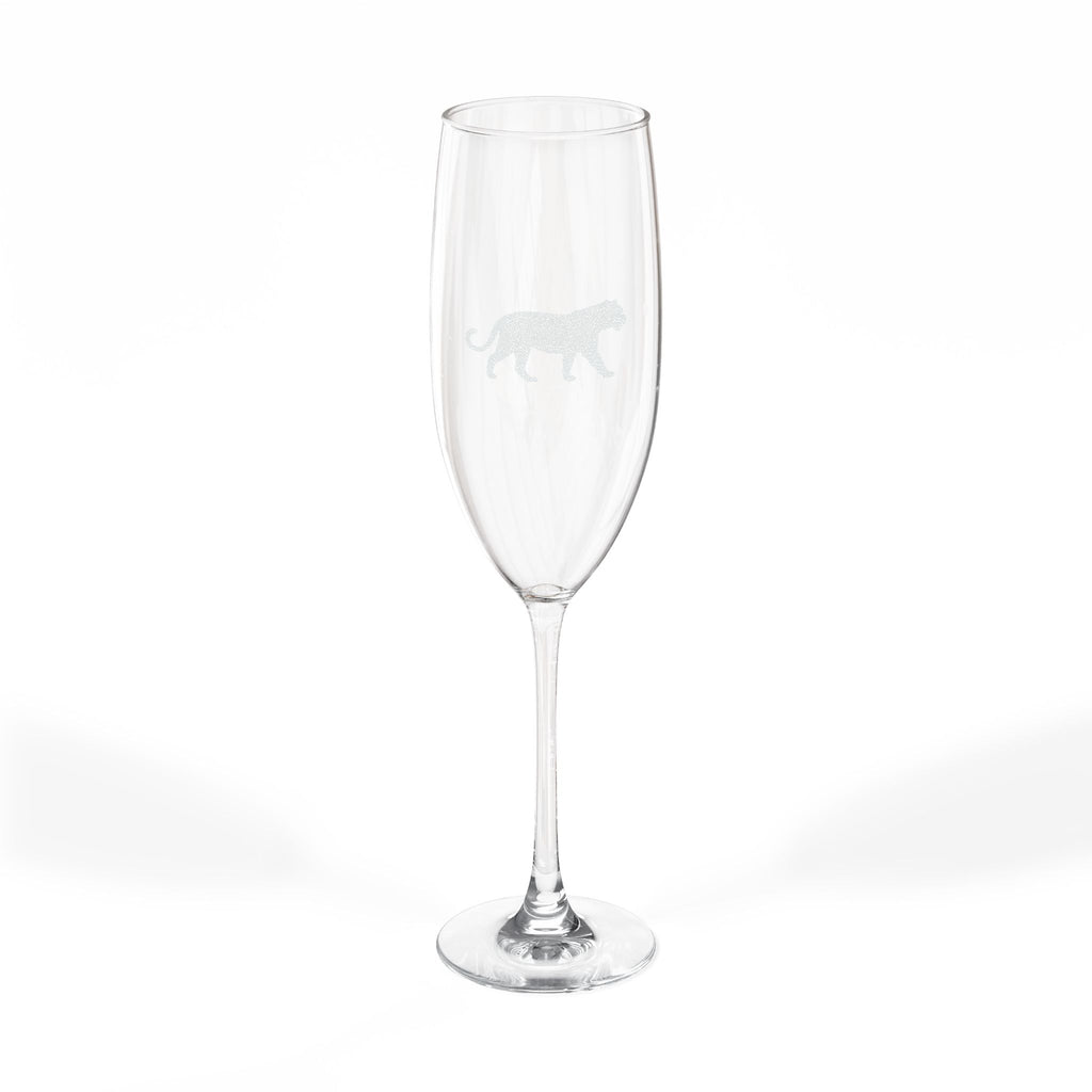 Tiger Champagne Glass