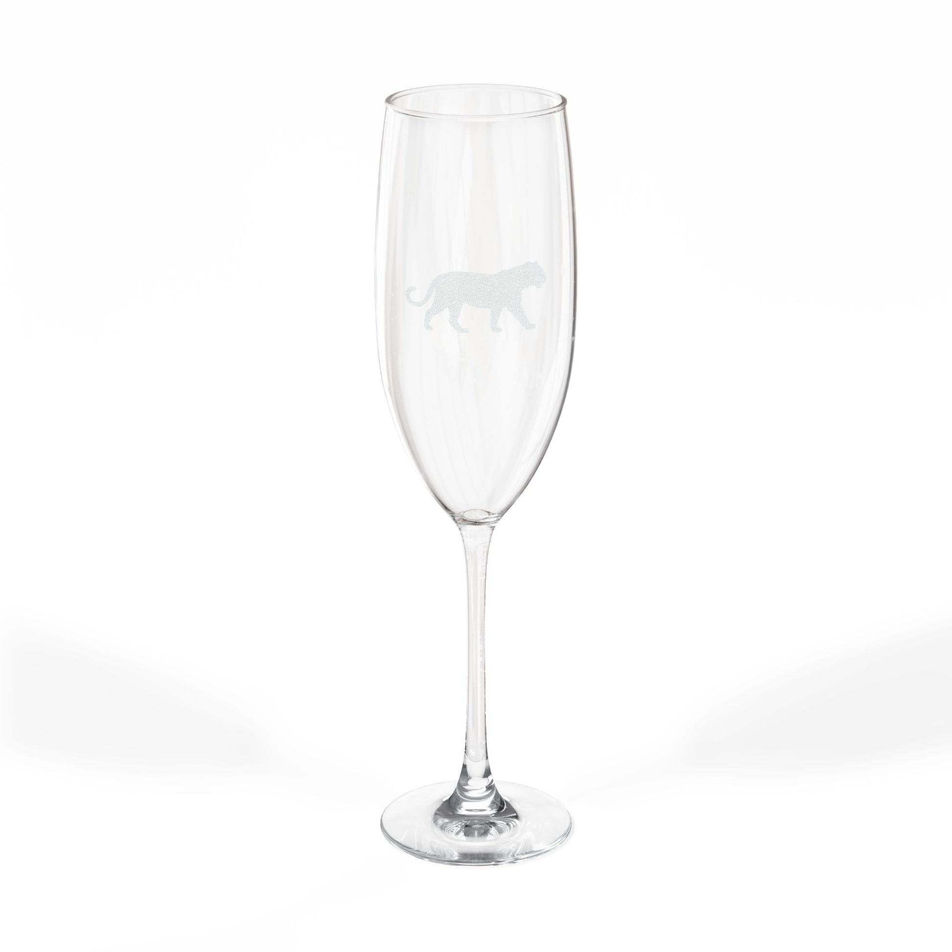 Tiger Champagne Glass