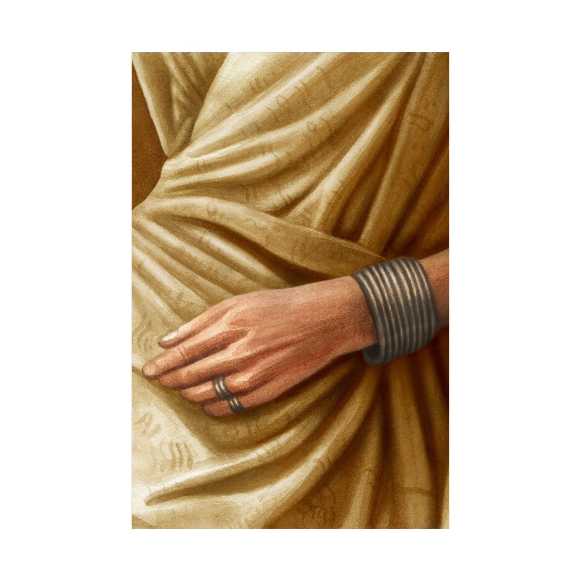 Sari Draping Poster
