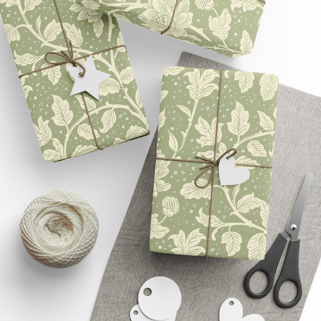 Sage Artisanal Wrapping Paper