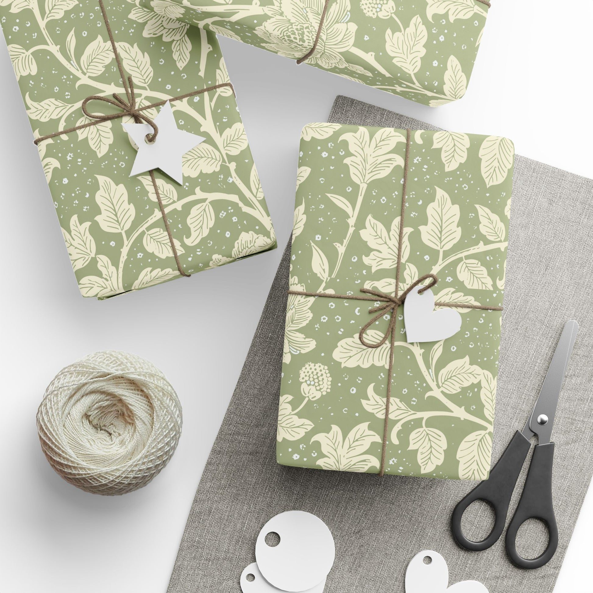 Sage Artisanal Wrapping Paper