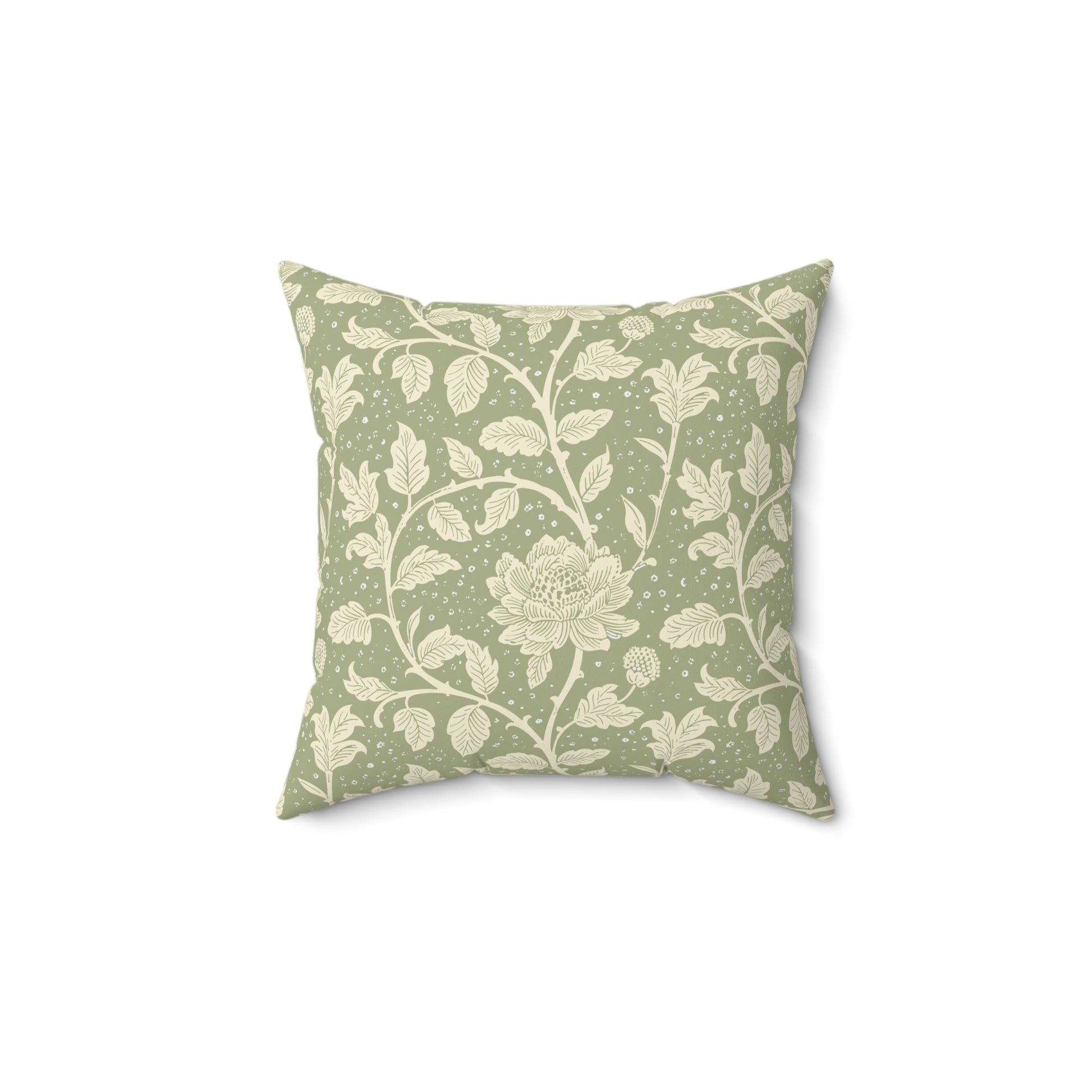 Sage Faux Suede Square Pillow